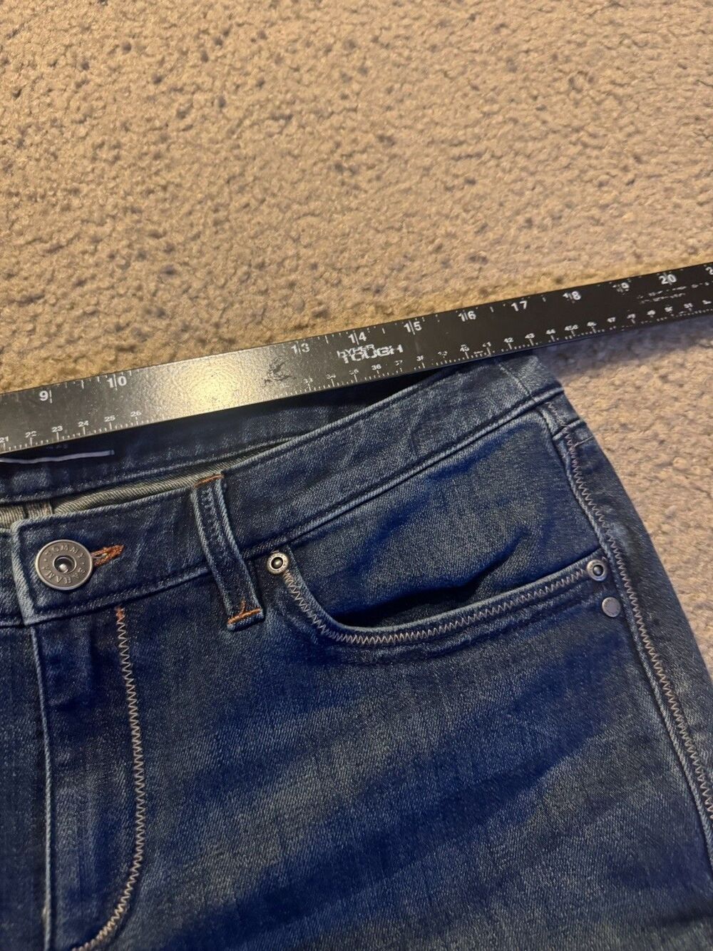 Tommy Bahama Womens Size 12 Blue Denim Mid Rise Jeans - Picture 14 of 16